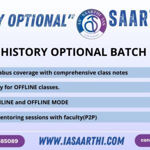 UPSC Prelims Excellence Run (History Optional Batch by Saarthi IAS)