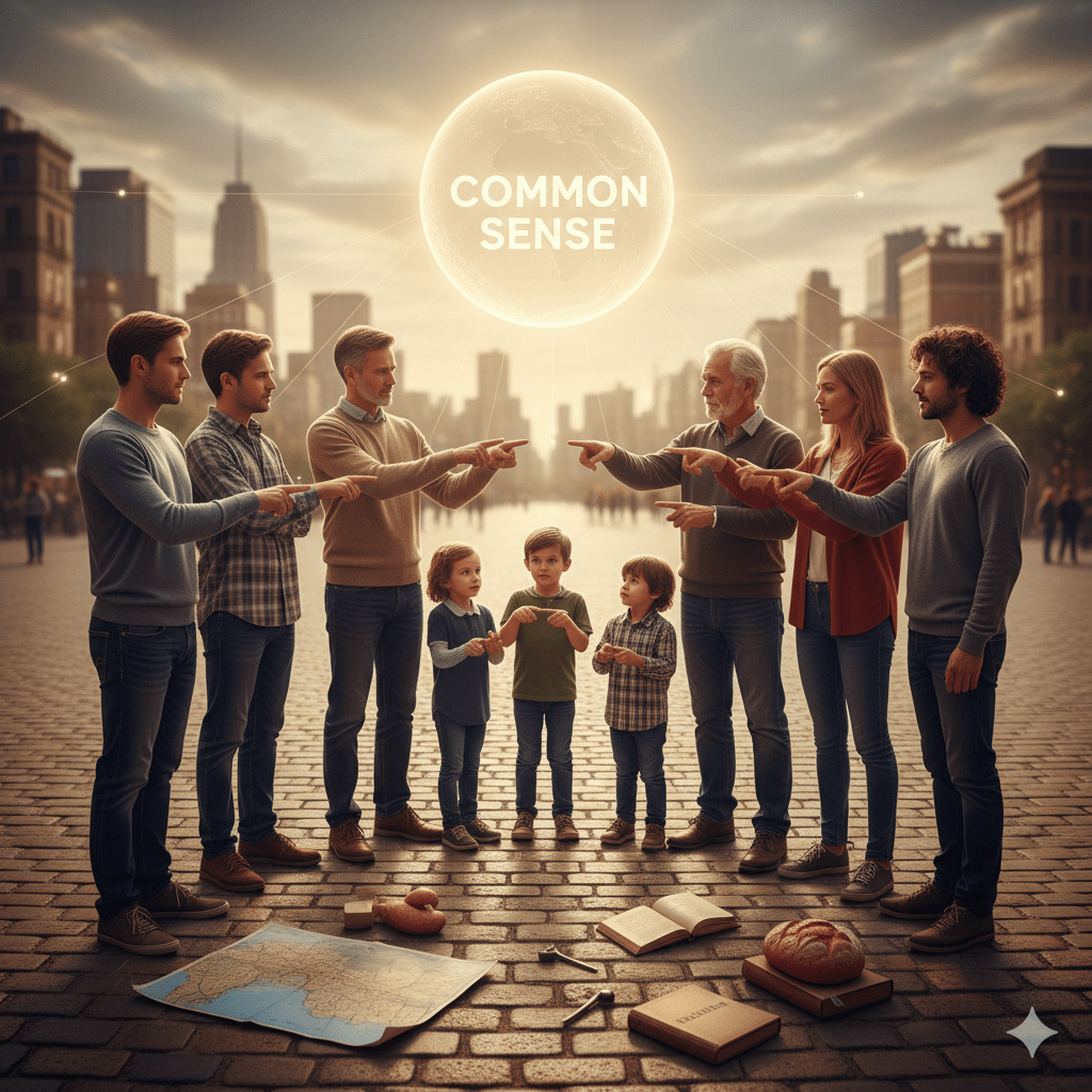 Common Sense vs Sociological Knowledge Visualization