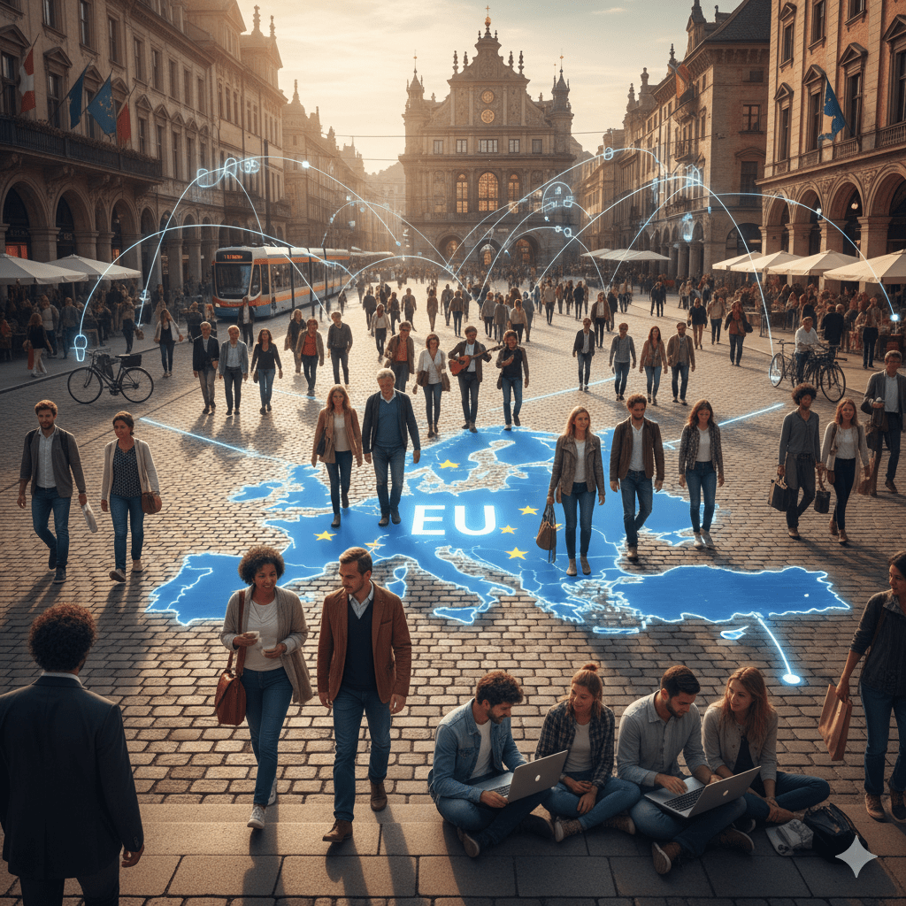 European Union Integration and Cultural Influence Visualization