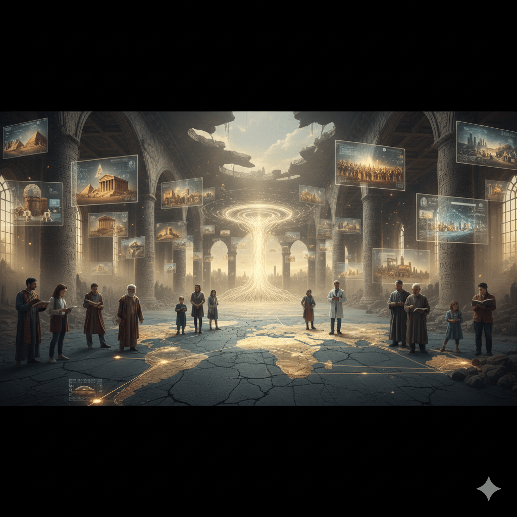 Relationship between History and Sociology Visualization