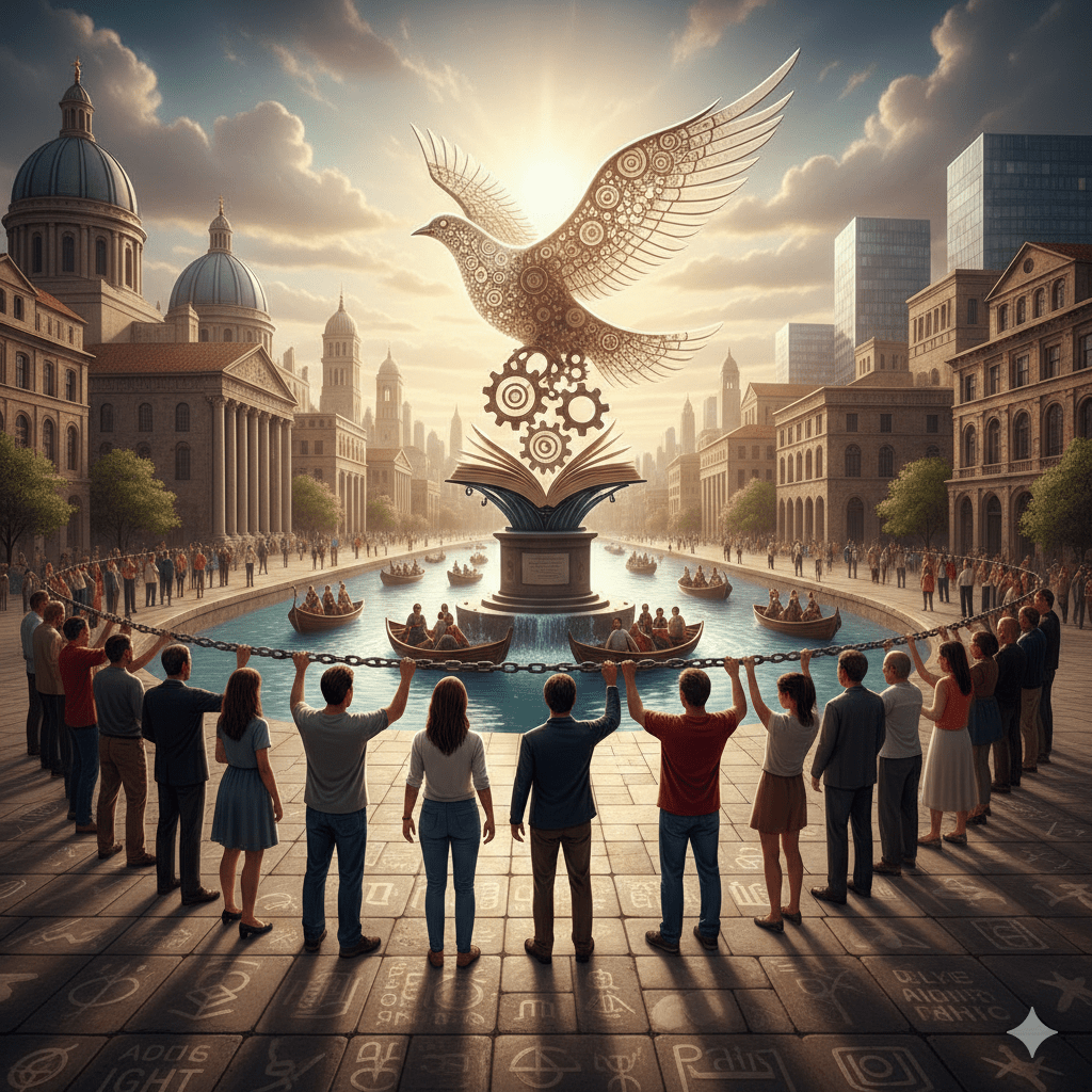 Sociological Visualization of Individual Liberty and State