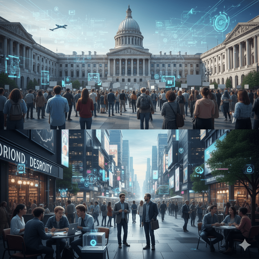 Sociological Visualization of Political Power and Governance