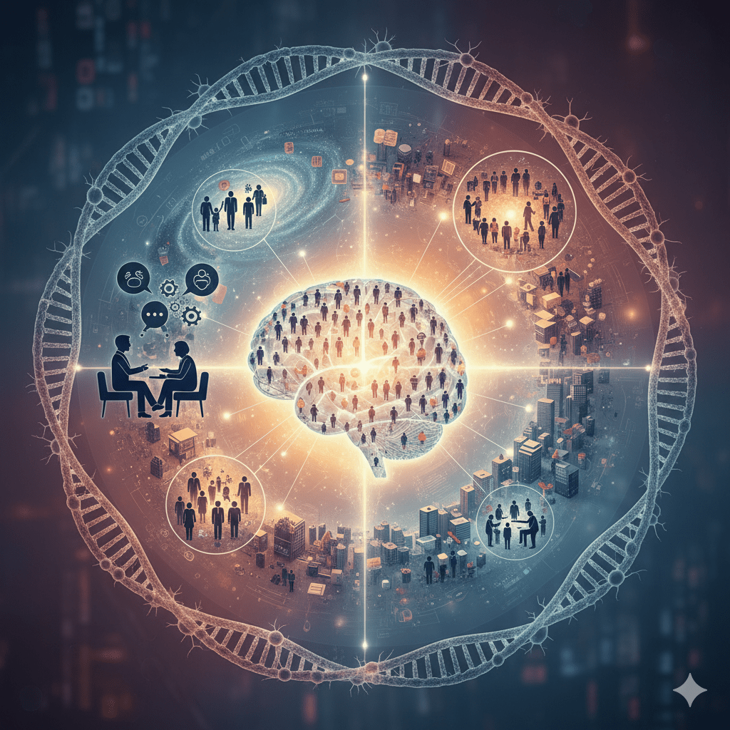 Intersection of Sociology and Psychology Visualization