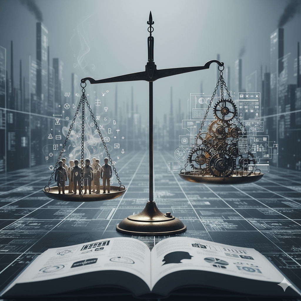 Sociological Visualization of Weberian Bureaucracy and Rationalization