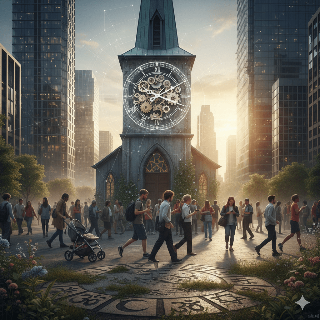 Sociological Visualization of Secularization and Social Change