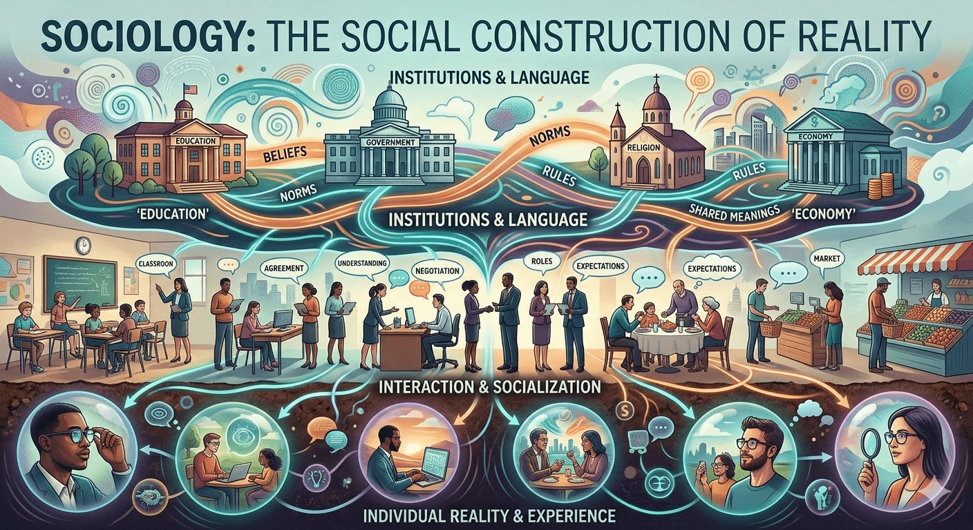 Sociological Visualization of the Construction of Reality
