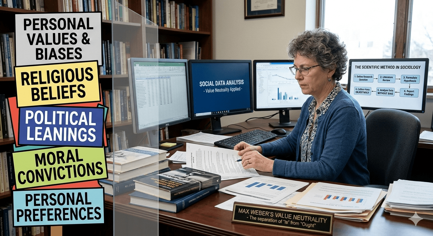 Sociological Visualization of Value Neutrality and Objectivity