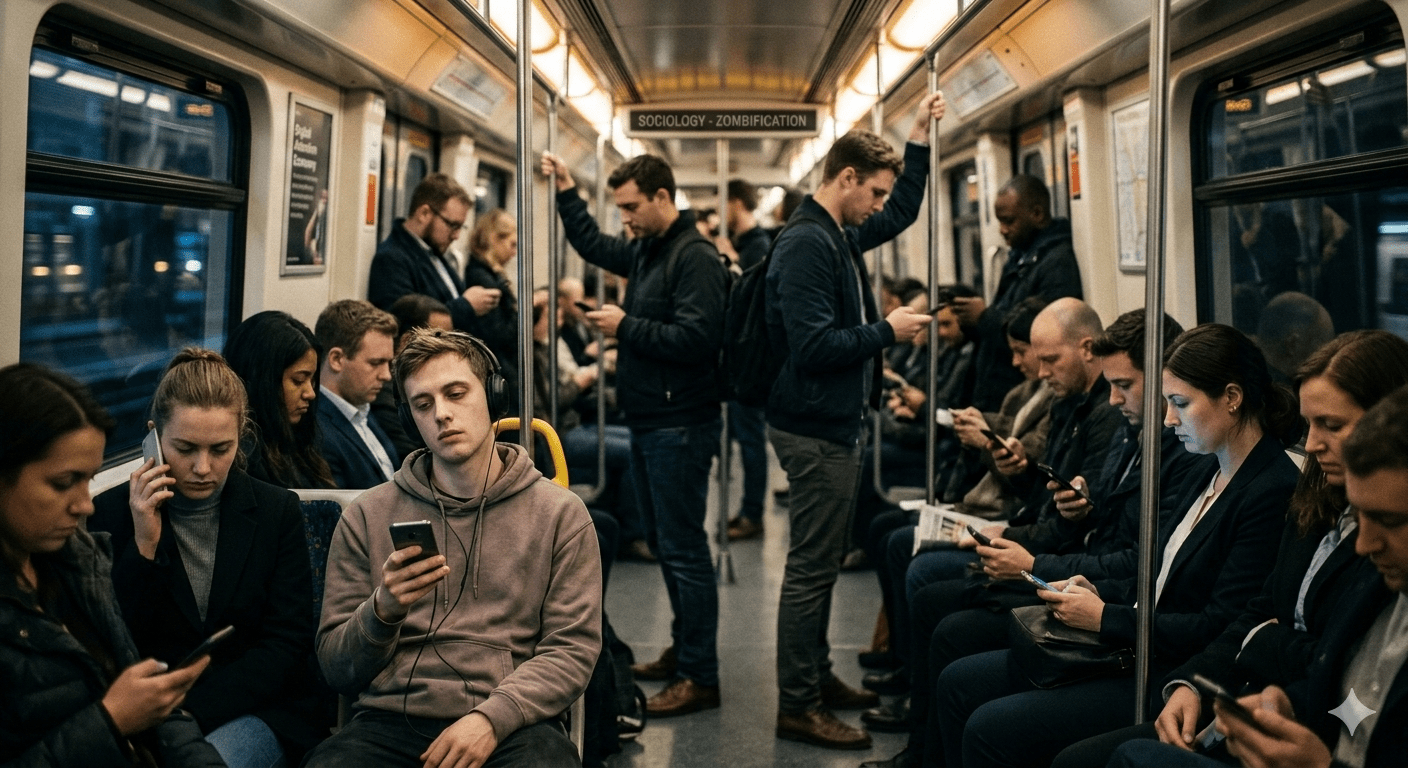 Sociological Visualization of Zombification and Passive Consumerism